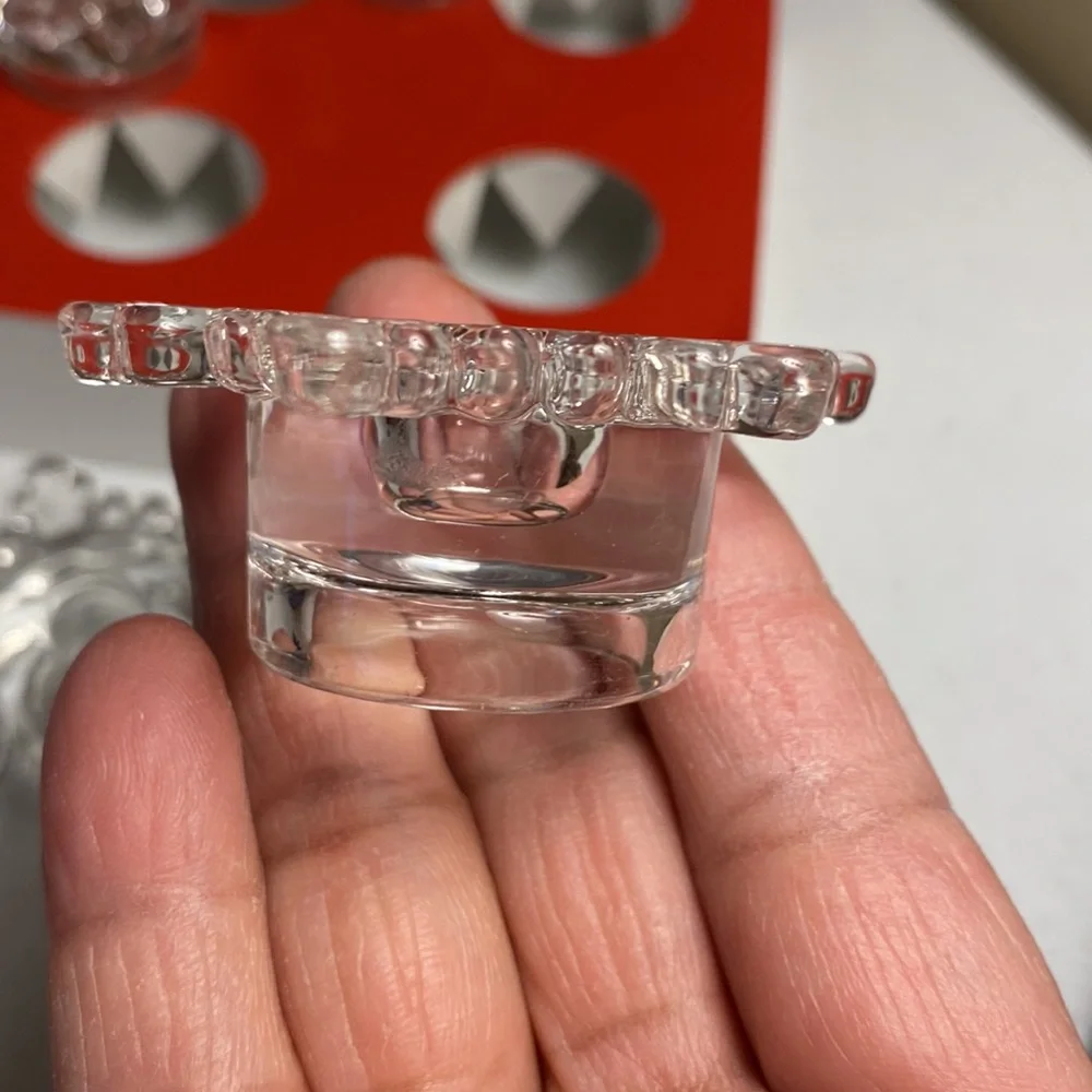 Williams-Sonoma Snowflake Taper Candle Holders